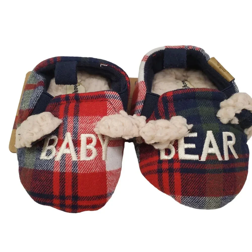 Dearfoams Memory Foam Baby Bear Slippers Limited Edition Size 9 Months Baby